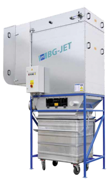 BG JET 300 auf Normcontainer